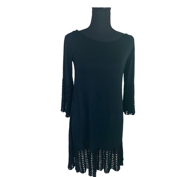Baik Baik Honolulu Black Shift Dress - Picture 1 of 6